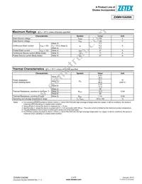 ZXMN10A09KTC Datasheet Page 2