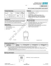 ZXMN10A25KTC Datasheet Cover