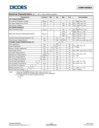 ZXMN10B08E6TC Datasheet Page 3