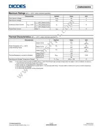 ZXMN2088DE6TA Datasheet Page 2