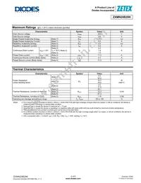 ZXMN20B28KTC Datasheet Page 2