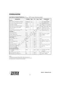ZXMN2A02N8TA Datasheet Page 4