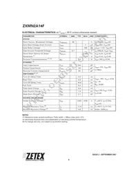 ZXMN2A14FTA Datasheet Page 4
