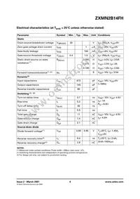 ZXMN2B14FHTA Datasheet Page 4