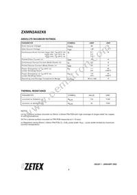 ZXMN3A02X8TA Datasheet Page 2
