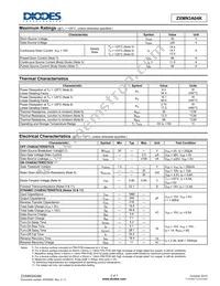 ZXMN3A04KTC Datasheet Page 2