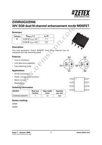 ZXMN3G32DN8TA Datasheet Cover