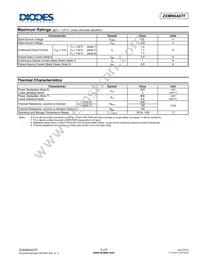 ZXMN6A07FTC Datasheet Page 2