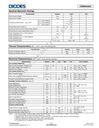 ZXMN6A08GTA Datasheet Page 2