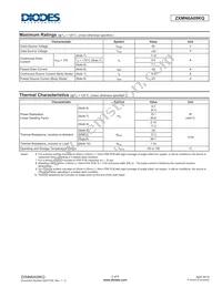 ZXMN6A09KQTC Datasheet Page 2