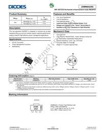 ZXMN6A25G Datasheet Cover