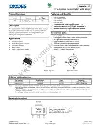 ZXMN7A11GTA Datasheet Cover