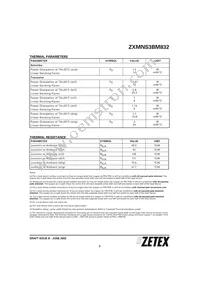 ZXMNS3BM832TA Datasheet Page 3