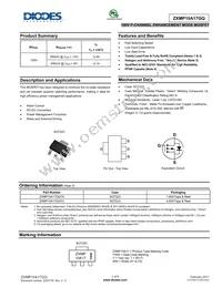 ZXMP10A17GQTC Datasheet Cover