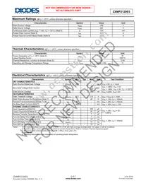 ZXMP2120E5TA Datasheet Page 2