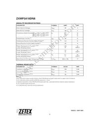 ZXMP3A16DN8TA Datasheet Page 2