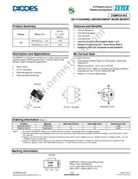 ZXMP3A16GTA Datasheet Cover