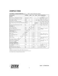 ZXMP3A17DN8TA Datasheet Page 4