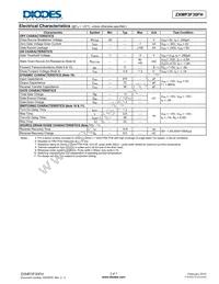 ZXMP3F30FHTA Datasheet Page 3