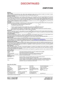 ZXMP3F35N8TA Datasheet Page 8