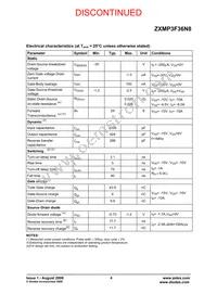 ZXMP3F36N8TA Datasheet Page 4