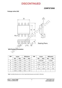 ZXMP3F36N8TA Datasheet Page 7