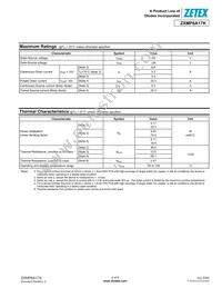 ZXMP6A17KTC Datasheet Page 2