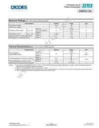 ZXMP6A17N8TC Datasheet Page 2