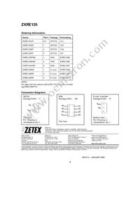 ZXRE125FR Datasheet Page 4