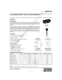 ZXRE125FRSTOA Datasheet Cover