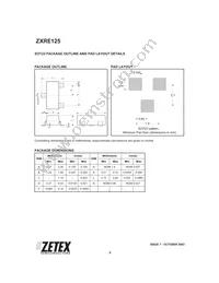 ZXRE125FRSTOA Datasheet Page 6