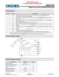 ZXSC100X8TC Datasheet Page 2