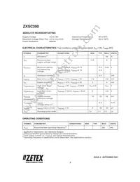 ZXSC300E5TA Datasheet Page 2