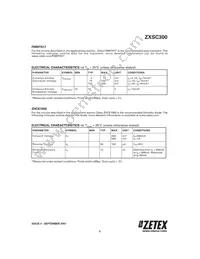 ZXSC300E5TA Datasheet Page 3