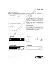 ZXSC300E5TA Datasheet Page 9