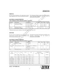 ZXSC310E5TA Datasheet Page 3
