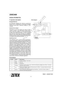 ZXSC400E6TA Datasheet Page 4