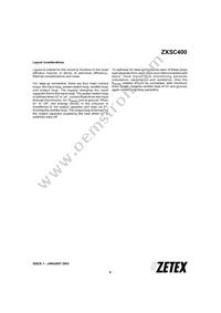 ZXSC400E6TA Datasheet Page 9