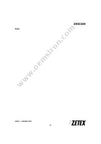 ZXSC400E6TA Datasheet Page 15