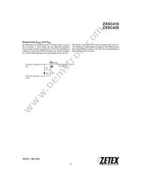 ZXSC420E6TA Datasheet Page 11