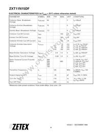 ZXT11N15DFTC Datasheet Page 4