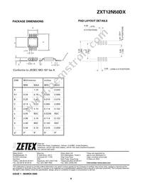 ZXT12N50DXTC Datasheet Page 6