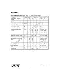 ZXT3M322TA Datasheet Page 4