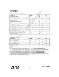 ZXT4M322TA Datasheet Page 2