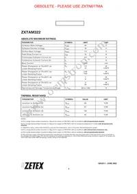 ZXTAM322TA Datasheet Page 2