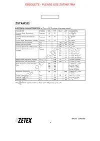 ZXTAM322TA Datasheet Page 4