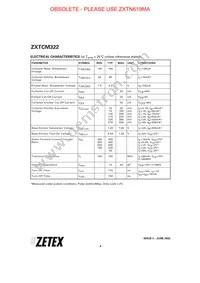 ZXTCM322TA Datasheet Page 4