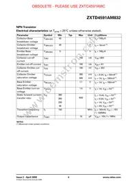 ZXTD4591AM832TA Datasheet Page 4