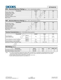 ZXTD4591E6TC Datasheet Page 2