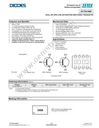 ZXTD618MCTA Datasheet Cover